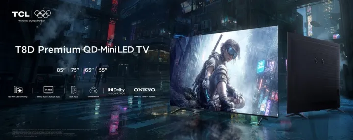 85″ televize TCL 85T8D 85″ televize TCL 85T8D