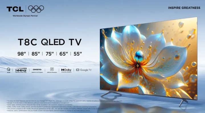 75″ televize TCL 75T8C